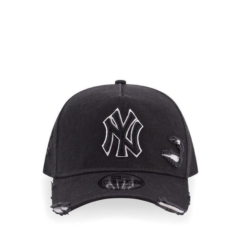 New Era 940AF DESTROYED COTTON YLW NEYYAN Men's Cap - Black