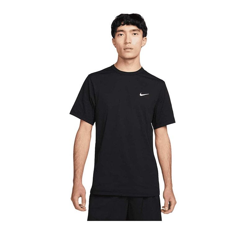 Nike Dri-FIT UV Hyverse Men's Short-Sleeve Fitness Top - Black