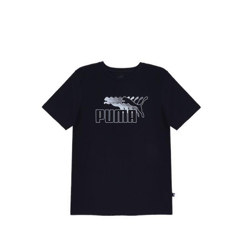 Puma Men's No. 1 Logo Graphic Tee - Black
