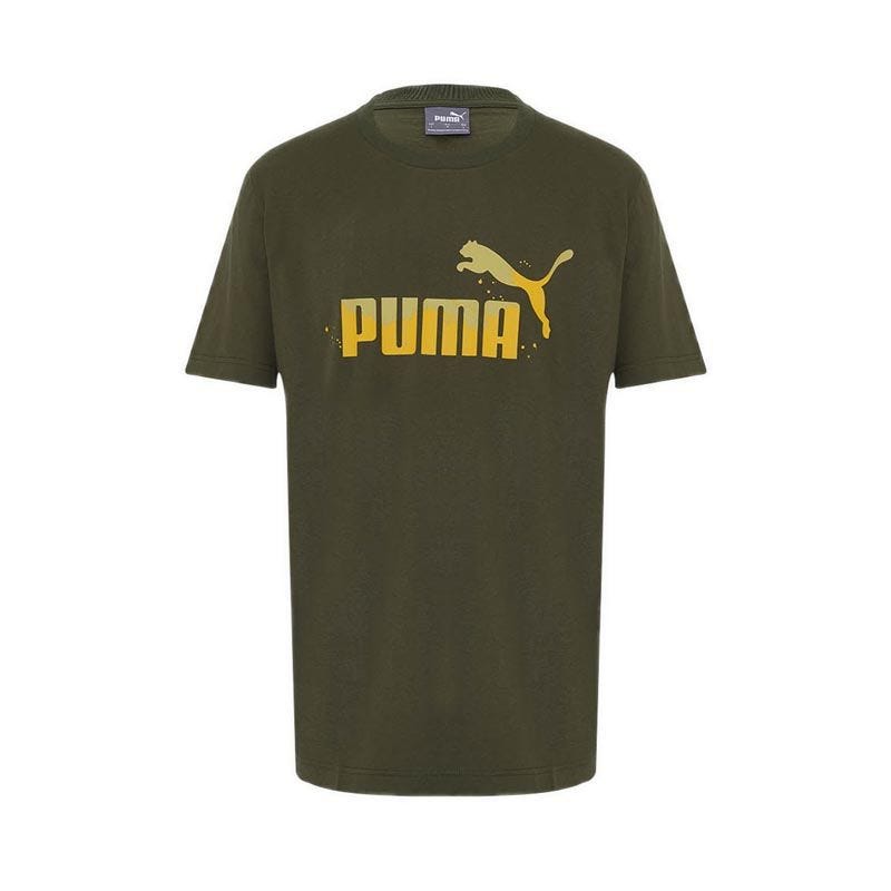 Puma Short Sleeves Mens Tee - Green