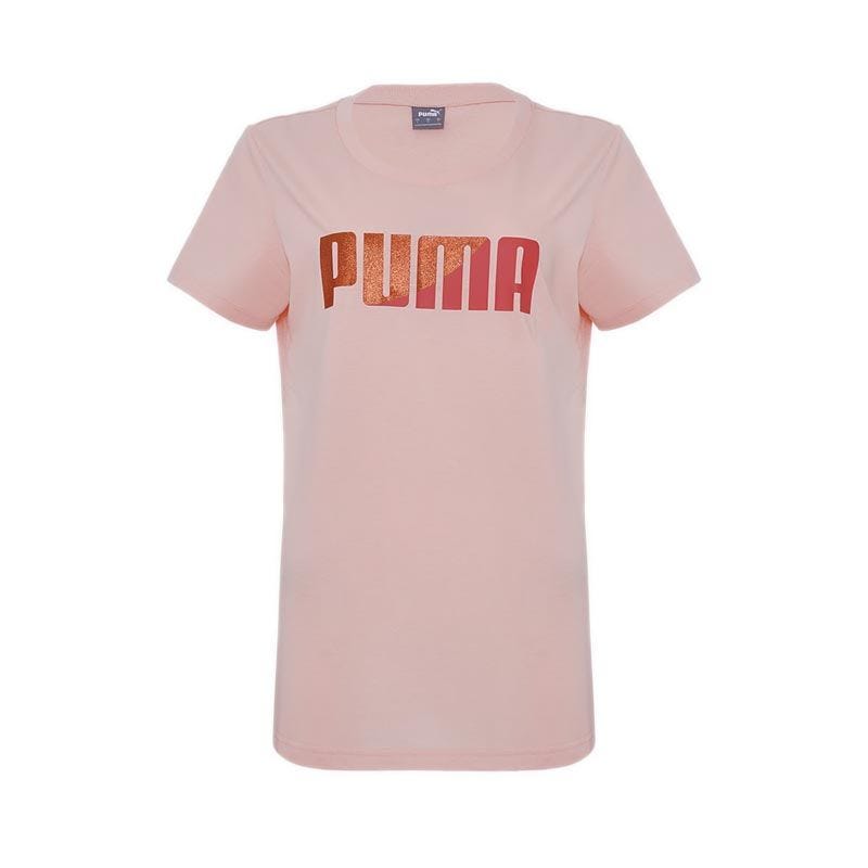 Puma Graphic Shortsleeves Womens Lifestyle Tee - Rose Dust