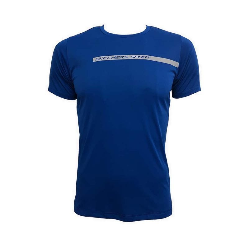 SKECHERS ZENITH SPORT T-SHIRT MEN - BLUE