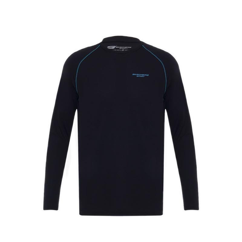 Skechers Men's Running LS T Shirt - Black