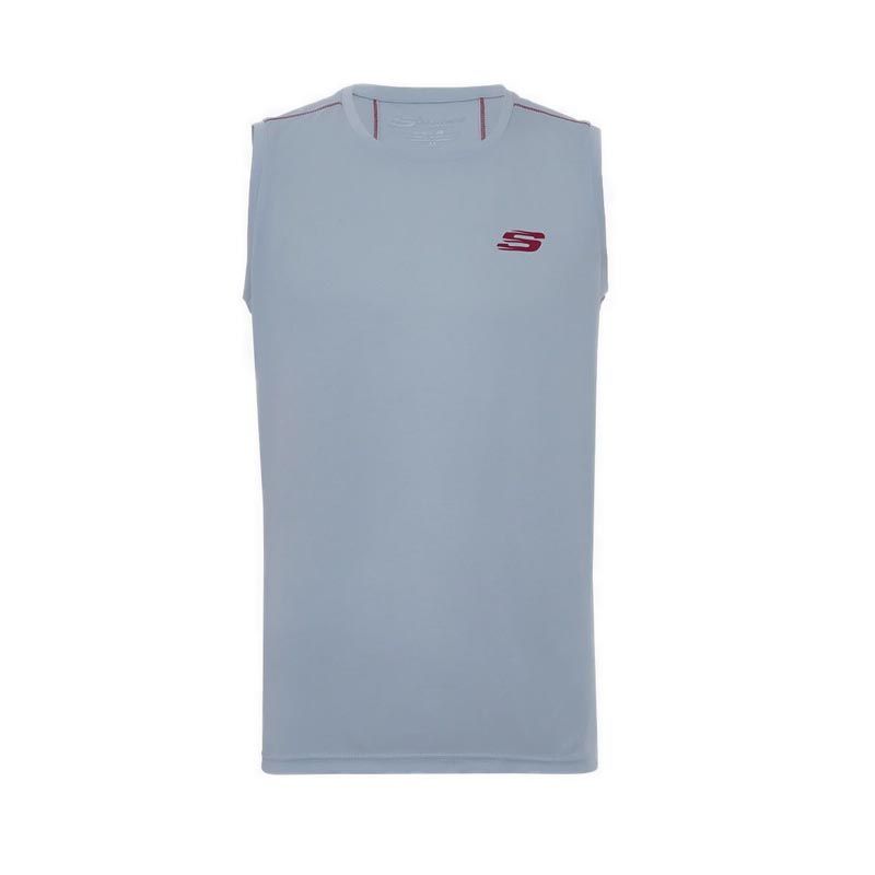 Skechers Men's Running Sleeveless - Grey