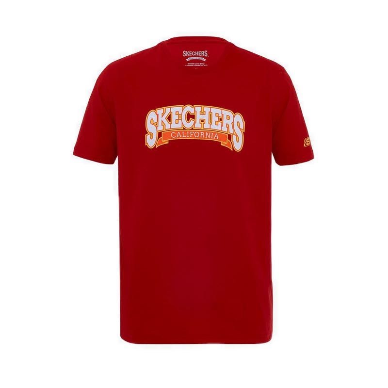 Skechers Men's T Shirt - Red