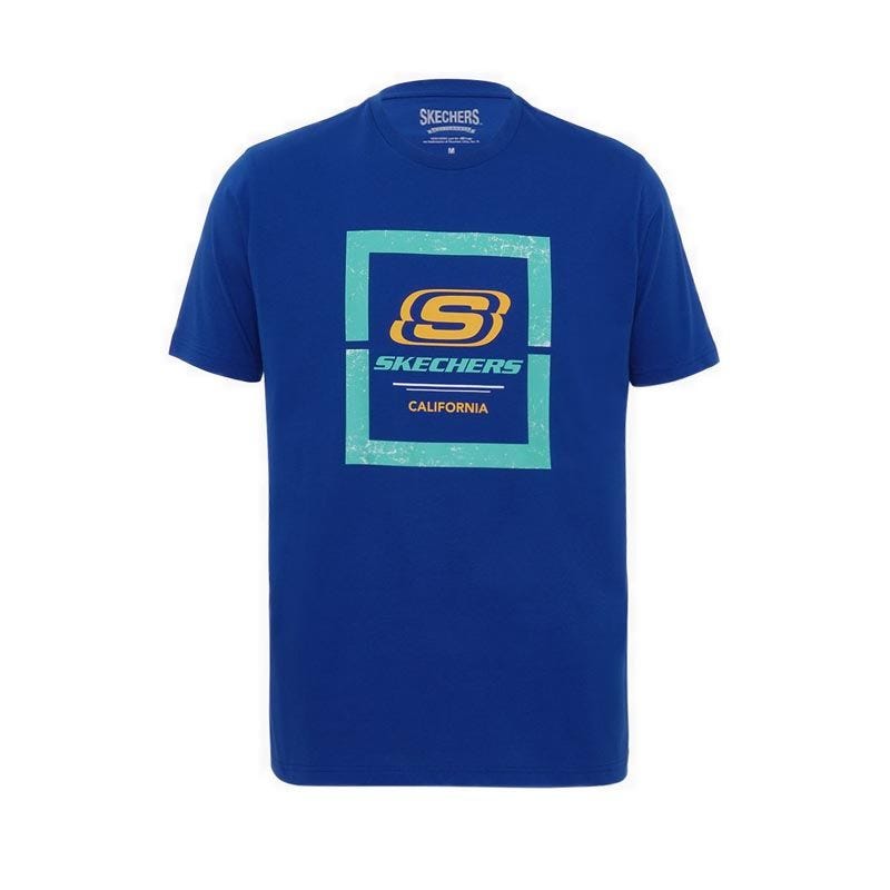 Skechers Men's T Shirt - Blue