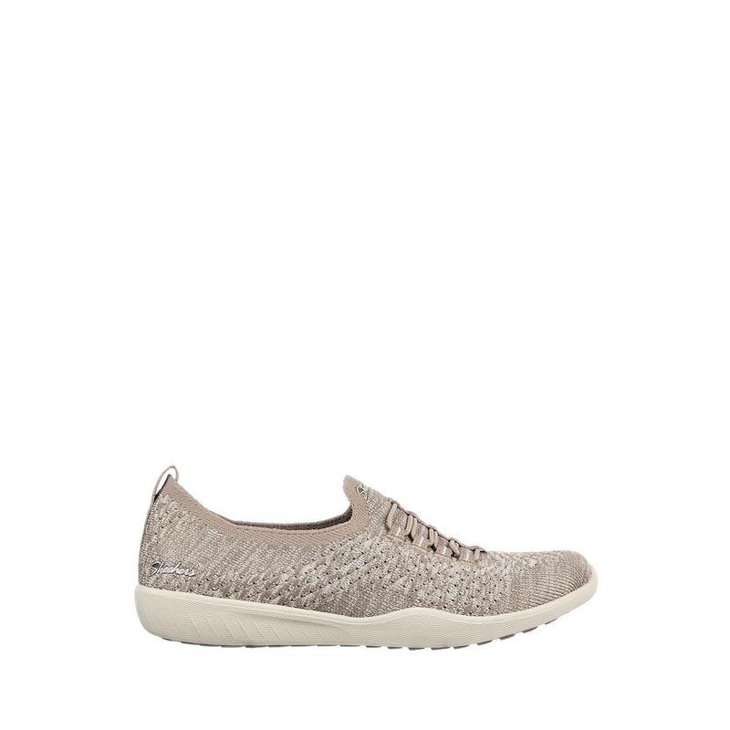 Skechers Newbury St - Get Seen Women's Sneakers - Taupe