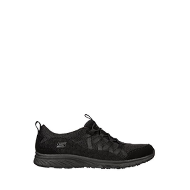 SKECHERS GRATIS SPORT WOMEN'S LEISURE SHOES - BLACK