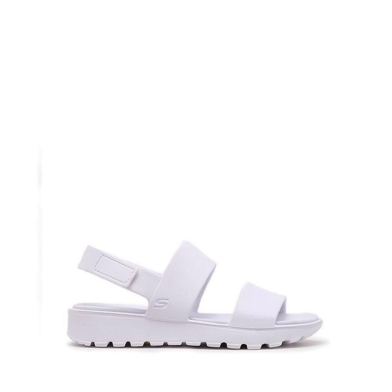 SKECHERS FOOTSTEPS WOMEN'S SANDAL SHOES - WHITE
