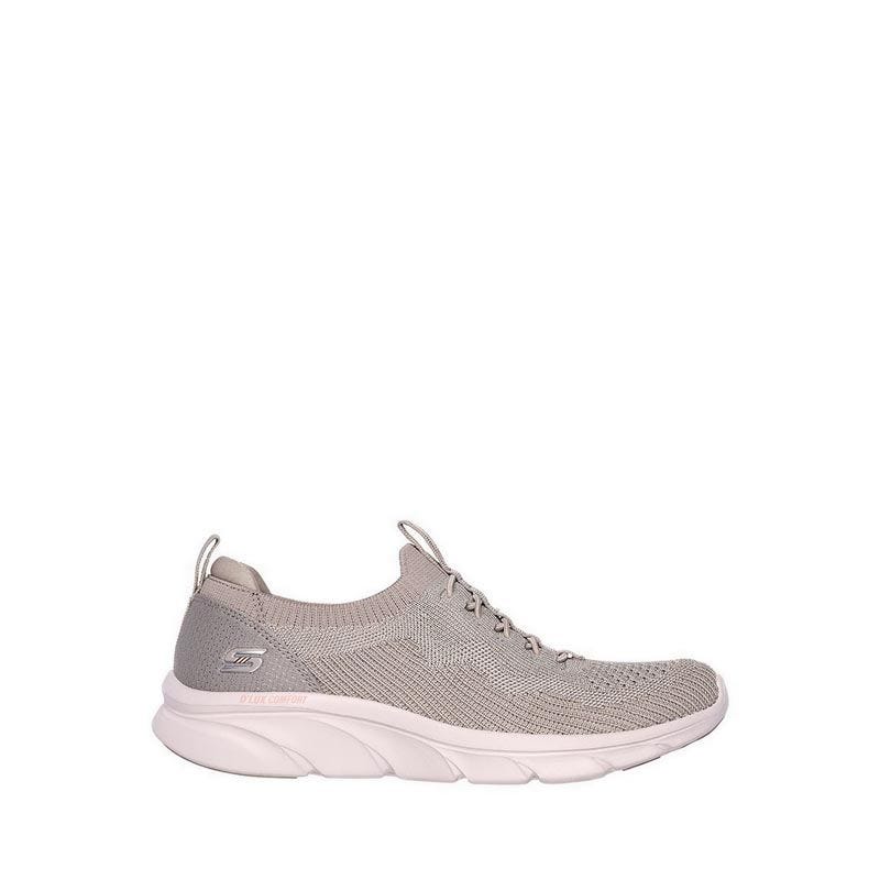Skechers D'Lux Comfort Women's Sneaker - Taupe