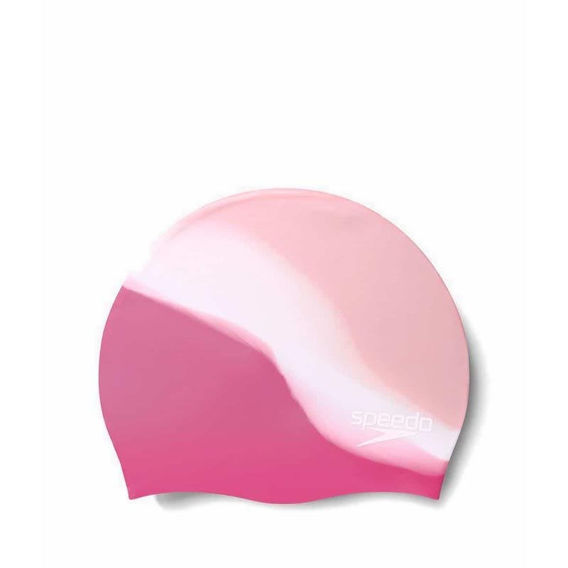 Speedo Multi Colour Silicone Cap Junior - Pink/Pink