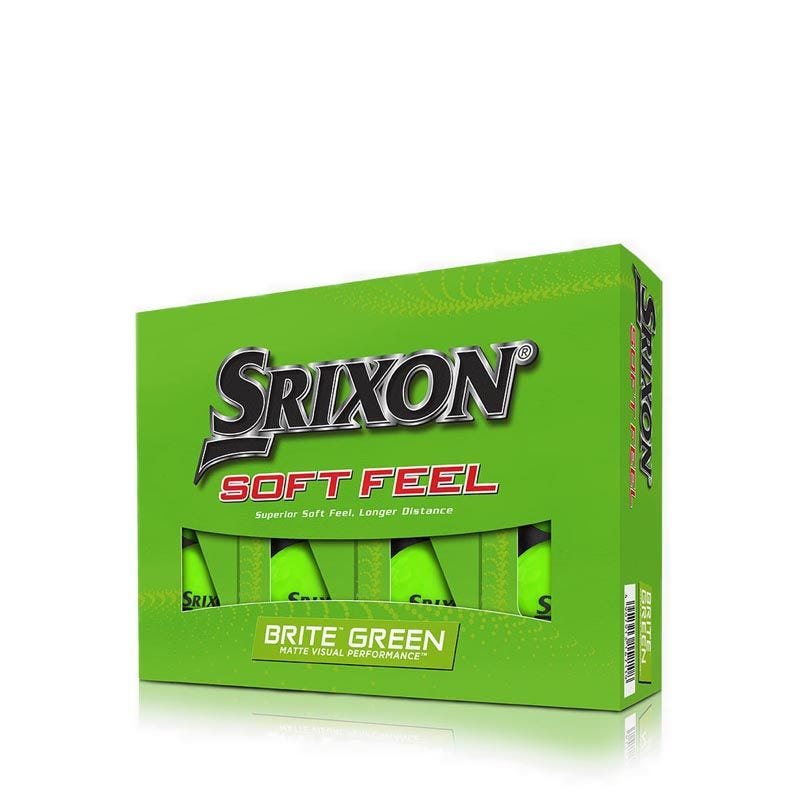 Srixon Soft Feel13 Brite Golf Ball - Mens - Green