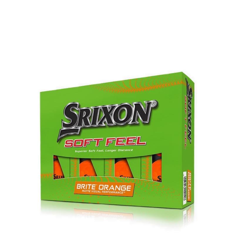 Srixon Soft Feel13 Brite Golf Ball - Mens - Orange