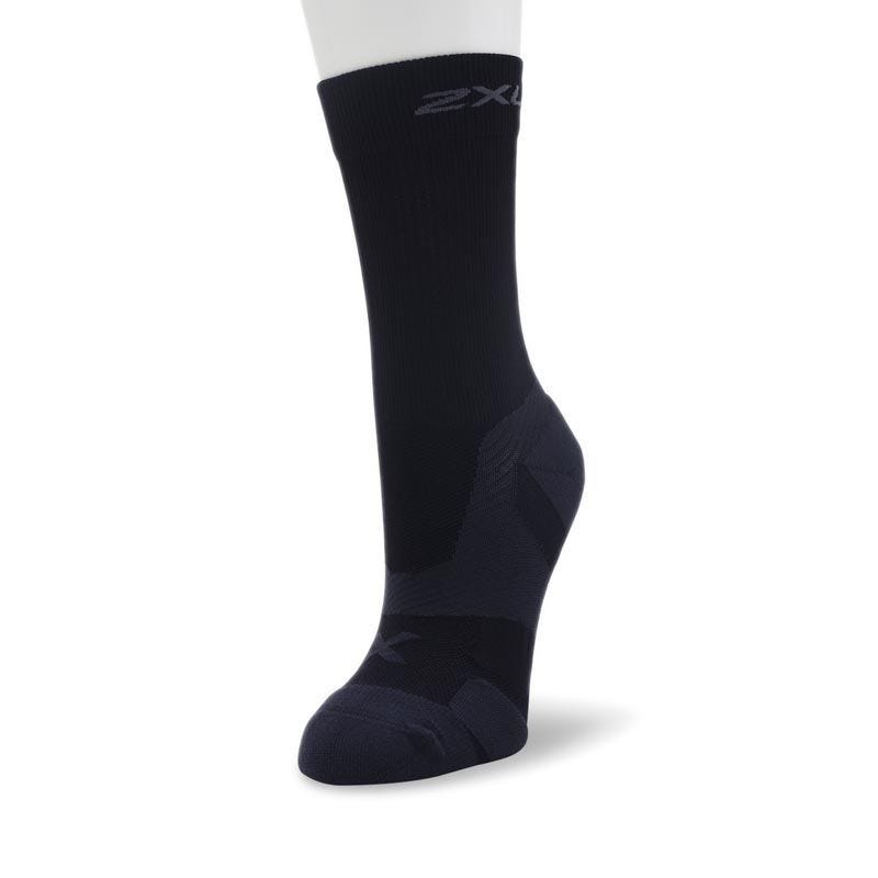 2XU Unisex Vectr Cushion Crew Socks - Black