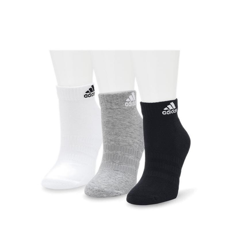 Adidas Cush Ank 3PP Unisex Sports Accessories Fitness Socks - Grey