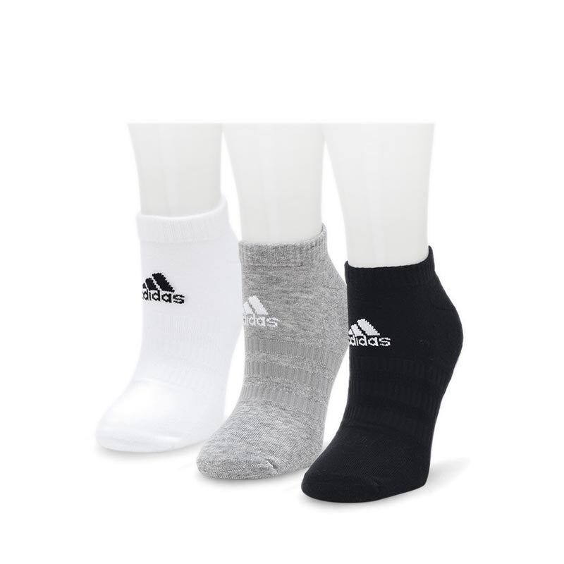 Adidas Cush Low 3PP Unisex Sports Accessories Fitness Socks - Grey