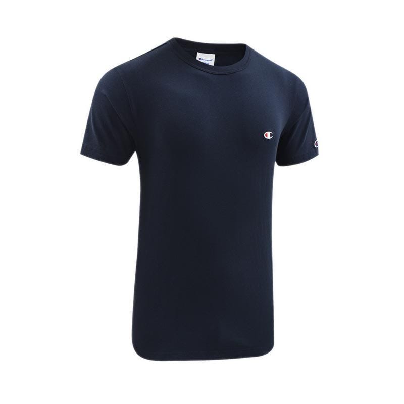 CHAMPION MEN'S JP C Logo Tee - Navy