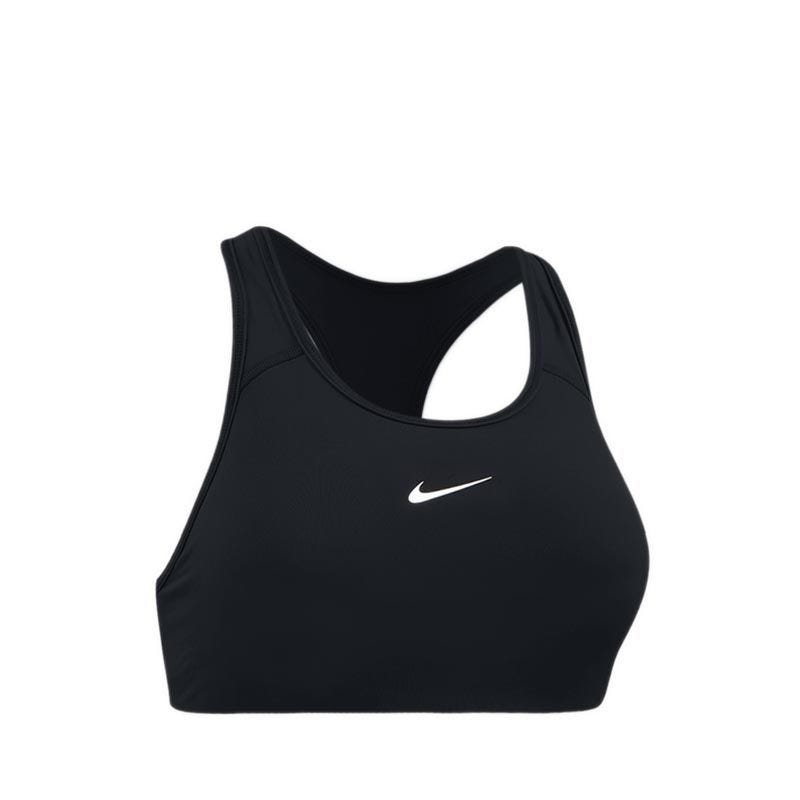 Nike Swoosh Women's Medium-Support 1-Piece Pad Sports Bra - Black