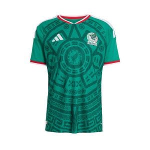 Mexico 26 Men's Home Authentic Jersey - Bold Green