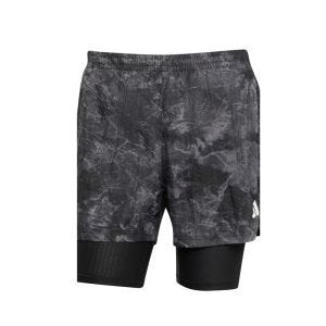 Own The Run Spray Dye 2-In-1 Short - Grey Four