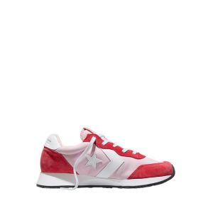 Omega Trainer Suede Women's Sneakers - New Found Bloom/Red/White