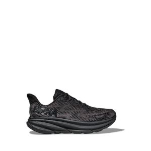 MEN'S CLIFTON 9 RUNNING SHHOES - BLACK / BLACK
