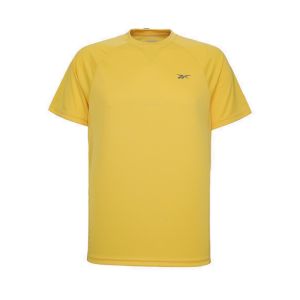 Men Running T Shirt - Yellow
